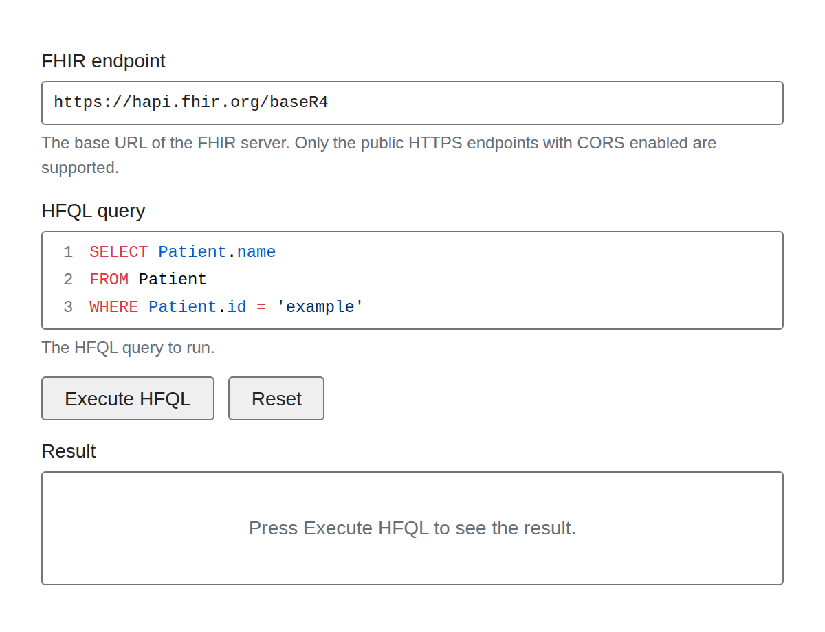 HFQL Client