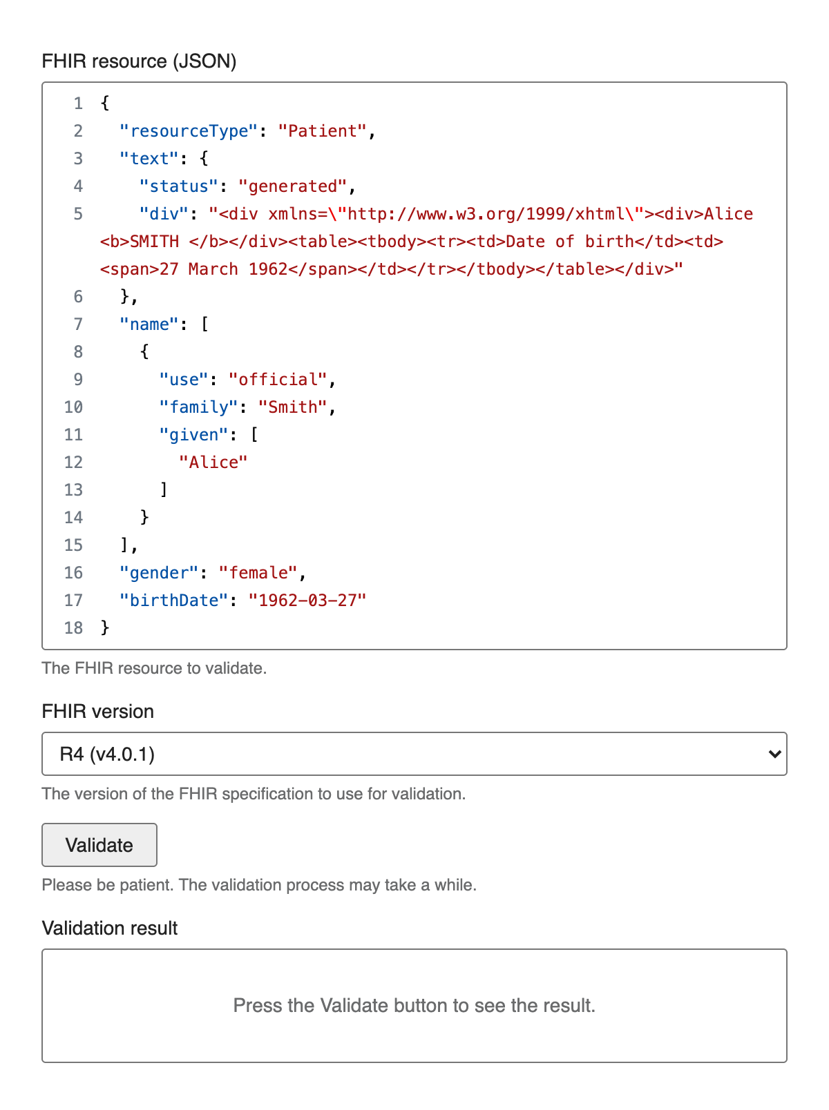 FHIR Validator