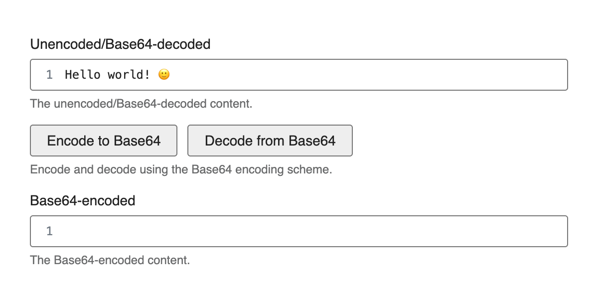 Base64 Encoder and Decoder
