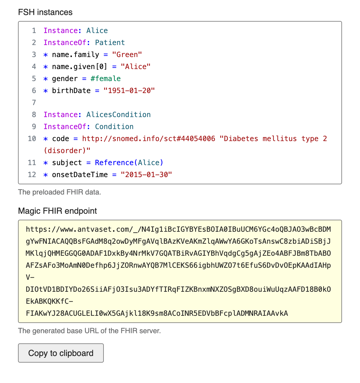 Magic FHIR servers