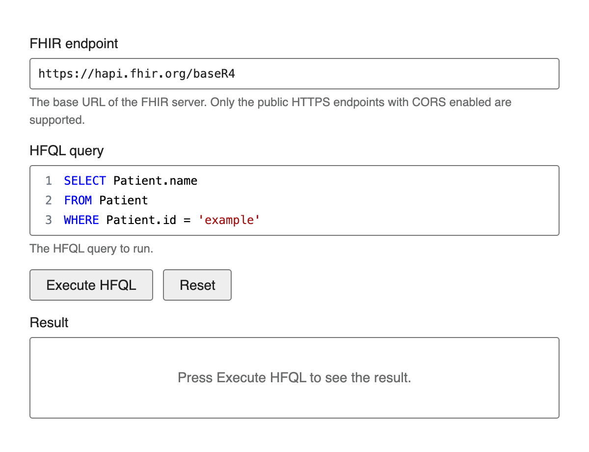 HFQL Client