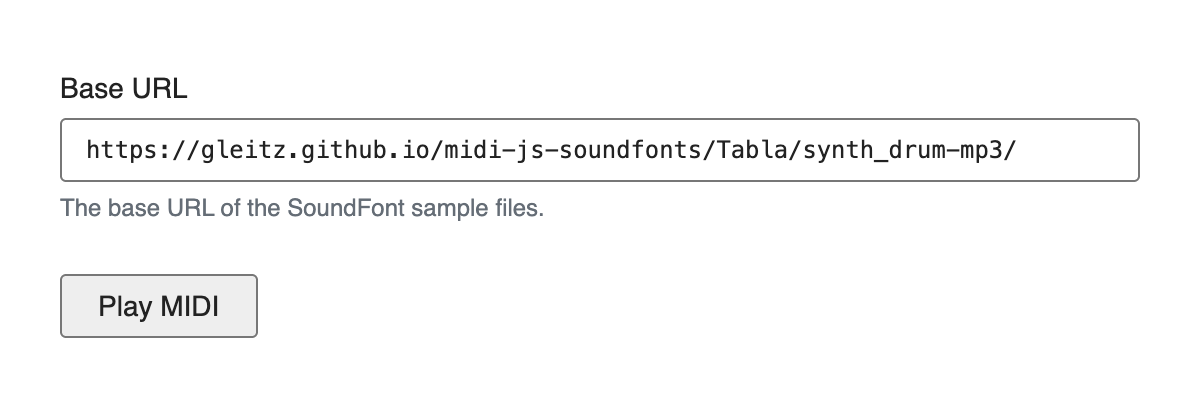 SoundFont Player