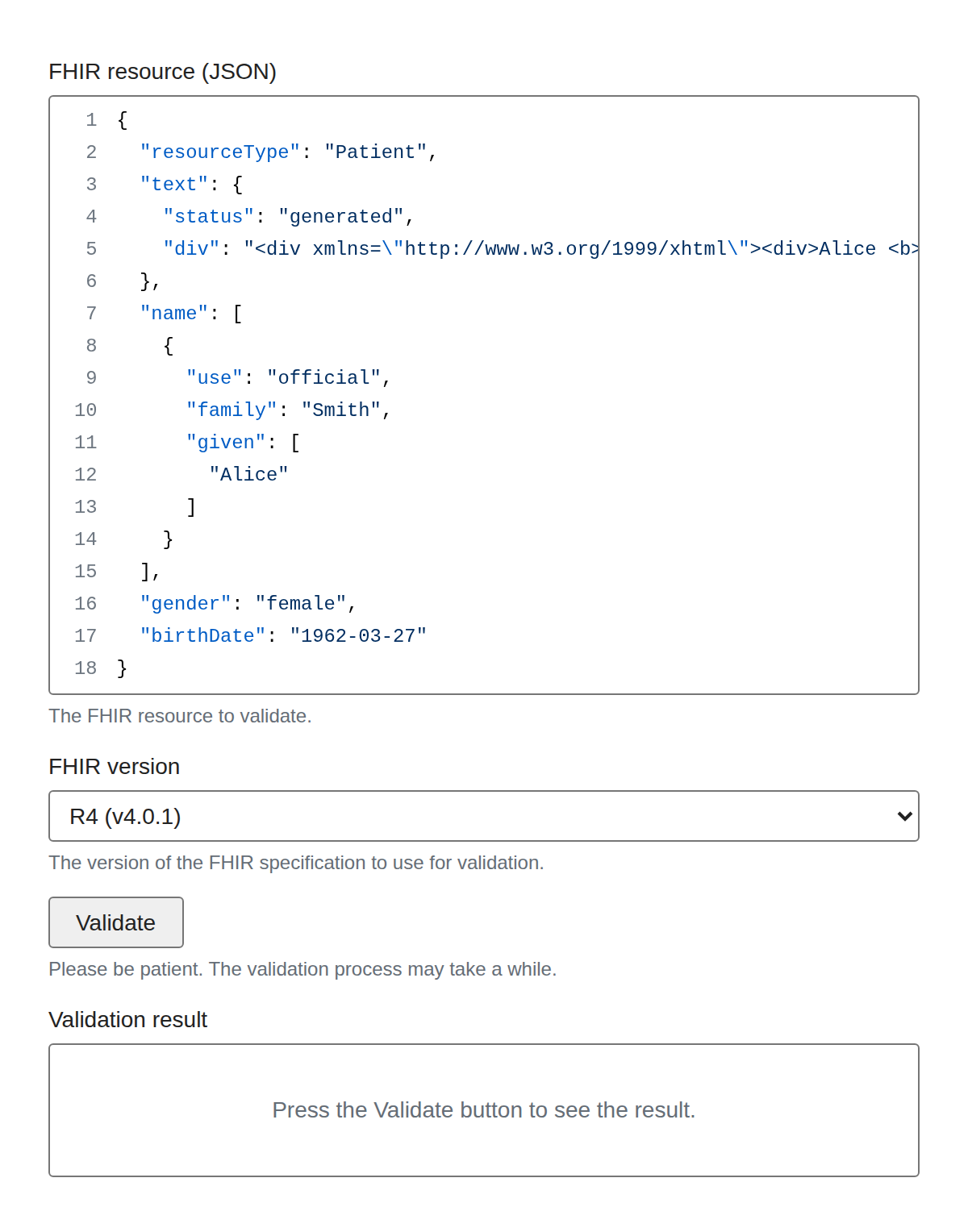 FHIR Validator