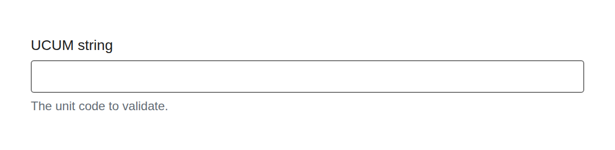 UCUM Validator